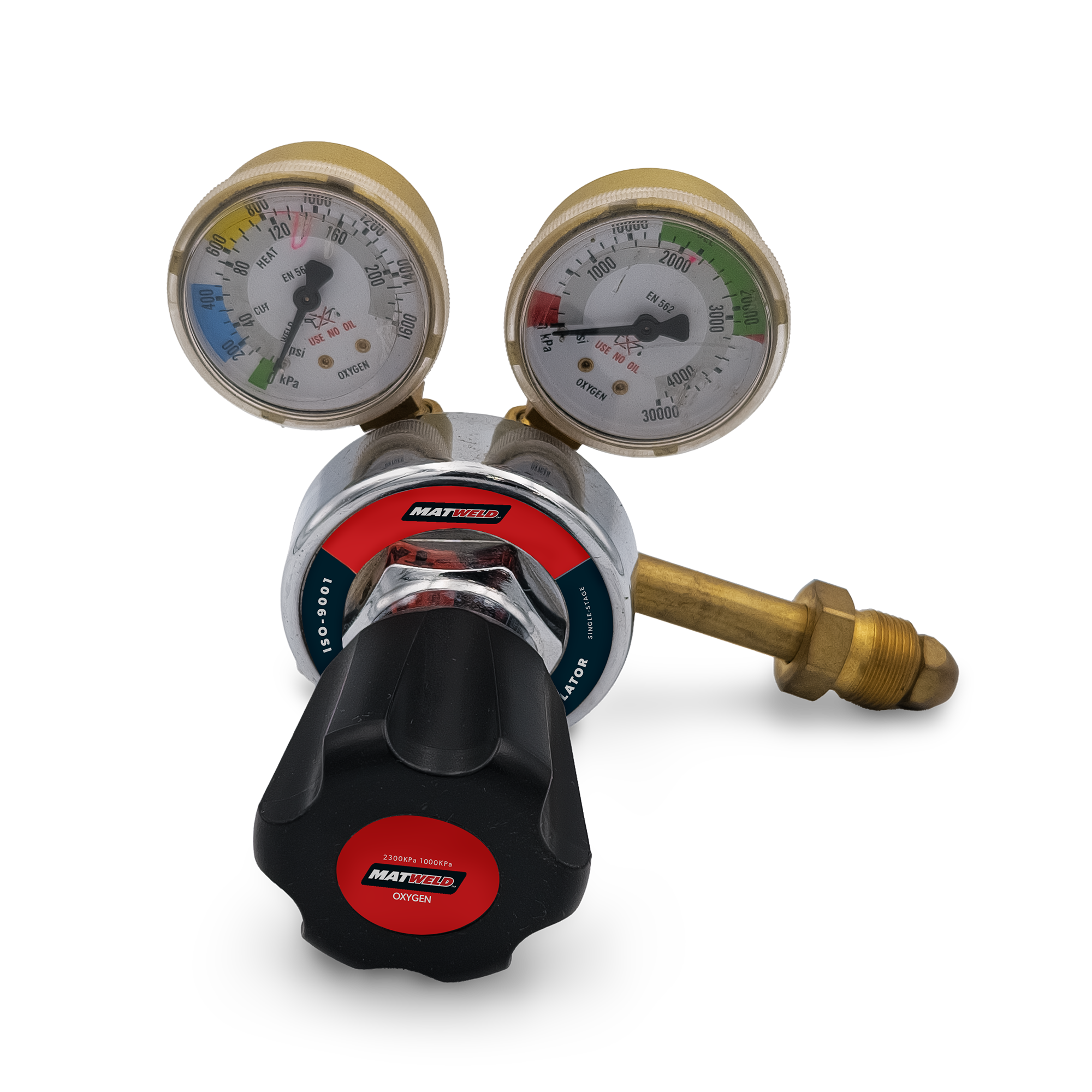 Matweld Oxygen Regulator Heavy Duty Single Stage MAT3355EN in Tools