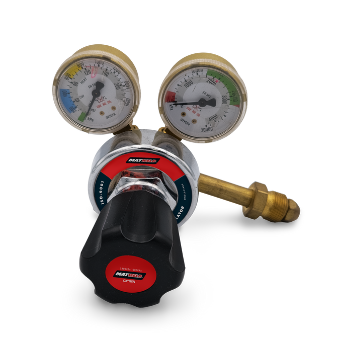Matweld Oxygen Regulator Heavy Duty Single Stage MAT3355EN in Tools