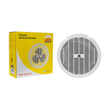 Radiant Extractor Fan Round Ceiling 305mm White 30W - image 01