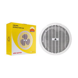Radiant Extractor Fan Round Ceiling 350mm White 40w - image 01