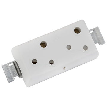 Socket Luminaire Duo Surface 6Amp in Electrical & Lighting,Electrical Accessories,Switch & Plug Sockets