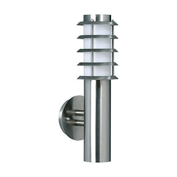 Radiant Wall Light Slate Grid Outdoor Stainless Steel 1xE27 - image 01