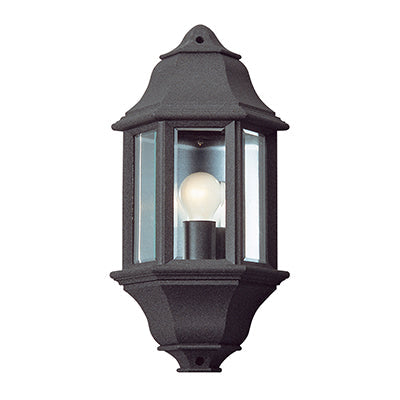 Radiant Wall Light Outdoor Medium Half Lantern Black 1xE27 in Electrical & Lighting,Lighting,Exterior Lighting