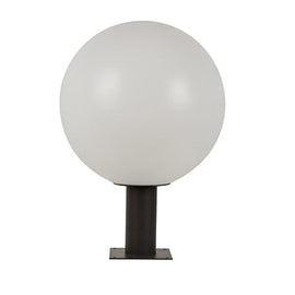 Radiant Sphere Pillar Outdoor 300mm Black in Electrical & Lighting,Lighting,Exterior Lighting