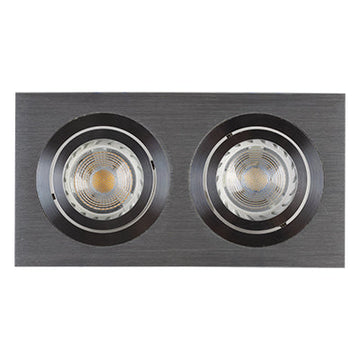Radiant Downlight Tilt Rectangular CNC Aluminium 2x50W 12V in Electrical & Lighting,Lighting,Interior Lighting