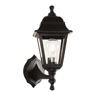 Radiant Wall Light Outdoor Up/Down Lantern Black E27 1x60w in Electrical & Lighting,Lighting,Exterior Lighting