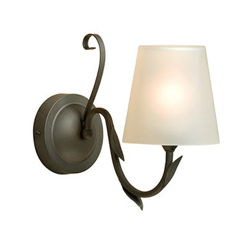 Radiant Wall Light Arum Charcoal E27 1x60w in Electrical & Lighting,Lighting,Interior Lighting