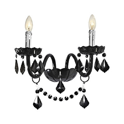 Radiant Wall Light Toledo Chrome/Black E14 2x40w in Electrical & Lighting,Lighting,Interior Lighting
