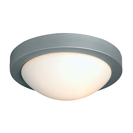 Radiant Flat Ceiling Light Satin Silver E27 1x60w in Electrical & Lighting,Lighting,Interior Lighting
