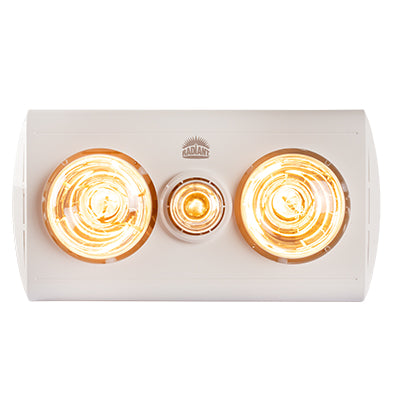 Radiant 3LT Ceiling Light/Heater/Extractor Fan White in Heating & Cooling,Heaters,Electric Heaters