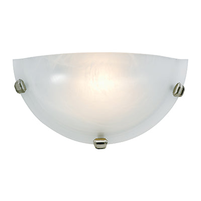 Radiant Wall Light Street Satin Chrome E27 1x60w in Electrical & Lighting,Lighting,Interior Lighting