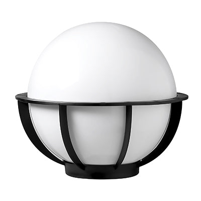 Radiant Sphere & Basket Pillar Outdoor 290mm Black in Electrical & Lighting,Lighting,Exterior Lighting