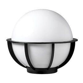 Radiant Sphere & Basket Pillar Outdoor 290mm Black in Electrical & Lighting,Lighting,Exterior Lighting