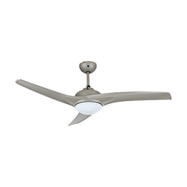 Radiant Mach One Ceiling Fan with Light & Remote Satin Titanium Dimmable - image 01