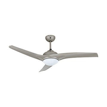 Radiant Mach One Ceiling Fan with Light & Remote Satin Titanium Dimmable - image 01