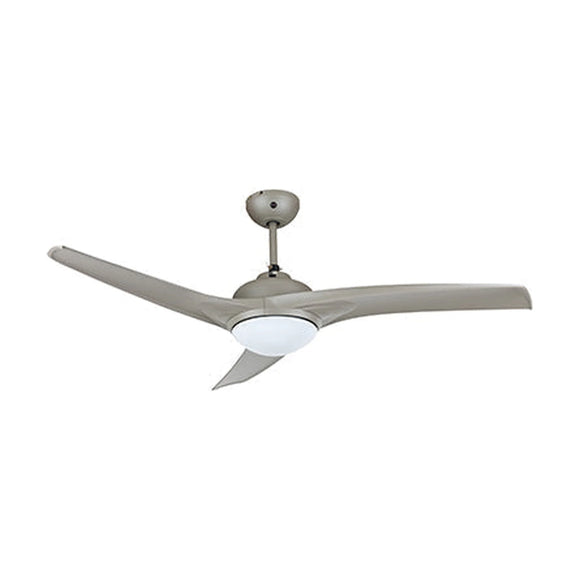 Radiant Mach One Ceiling Fan with Light & Remote Satin Titanium Dimmable - image 01