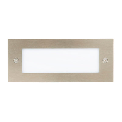 Radiant Foot Light Outdoor Recess Plain Satinless Steel LED 2.73w in Electrical & Lighting,Lighting,Exterior Lighting