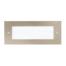 Radiant Foot Light Outdoor Recess Plain Satinless Steel LED 2.73w in Electrical & Lighting,Lighting,Exterior Lighting