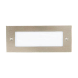 Radiant Foot Light Outdoor Recess Plain Satinless Steel LED 2.73w - image 01
