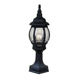 Radiant Pillar Outdoor Lantern Black 1xE27 in Electrical & Lighting,Lighting,Exterior Lighting