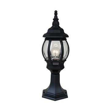 Radiant Pillar Outdoor Lantern Black 1xE27 - image 01