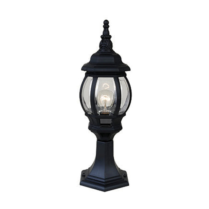 Radiant Pillar Outdoor Lantern Black 1xE27 - image 01