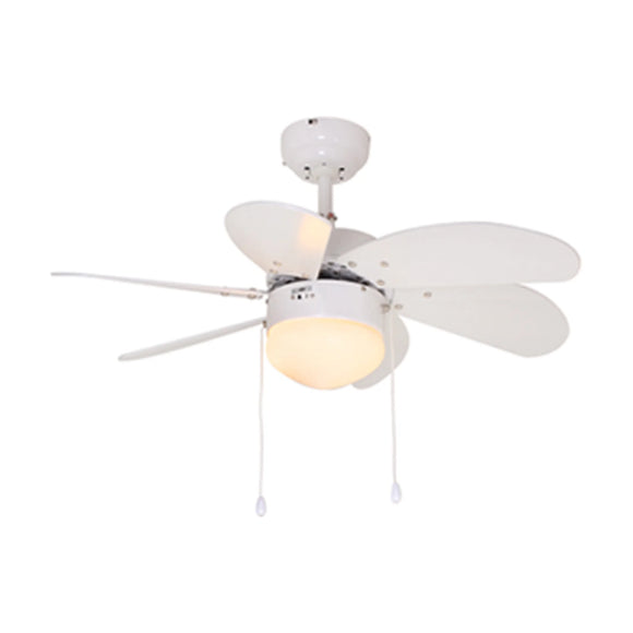 Eurolux Mikro Ceiling Fan with Light White (F7W) - image 01