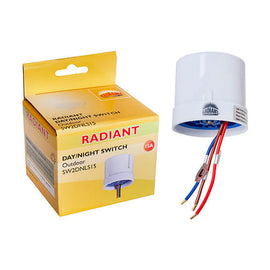 Radiant Day/Night Switch 15Amp Outdoor White & Blue - image 01