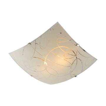 Radiant Ceiling Light Square White E27 2x60w - image 01