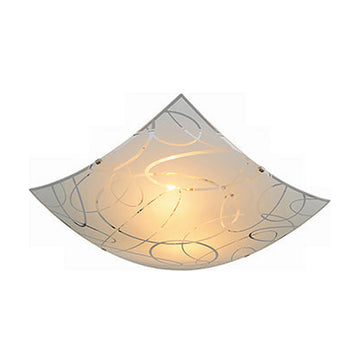 Radiant Ceiling Light Square White E27 3x60w - image 01