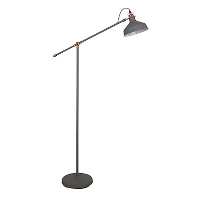 Radiant Bankers Floor Light Steel Grey & Copper 1xE27 in Electrical & Lighting,Lighting,Exterior Lighting