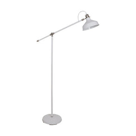 Radiant Floor Light Steel White & Satin Nickel 1xE27 - image 01