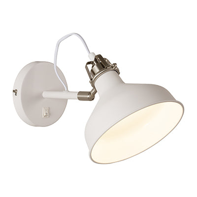 Radiant Wall Light with Switch White E27 1x40w in Electrical & Lighting,Lighting,Interior Lighting