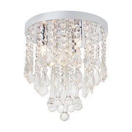 Radiant Crystal Ceiling Light Chrome G9 3x40w - image 01