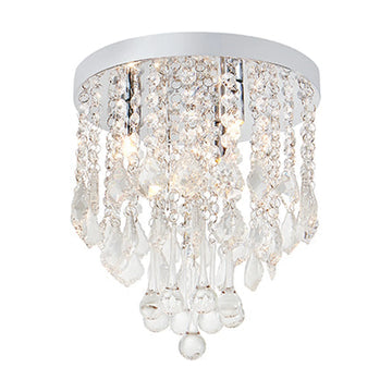 Radiant Crystal Ceiling Light Chrome G9 3x40w - image 01