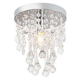 Radiant Crystal Ceiling Light Chrome E27 1x60w in Electrical & Lighting,Lighting,Interior Lighting