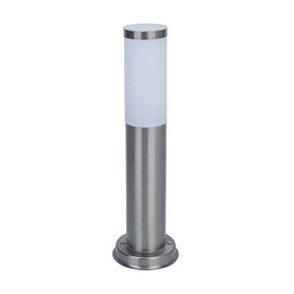 Radiant Slate Plain Bollard Outdoor 450mm Stainless Steel 1xE27 - image 01