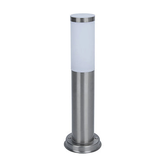 Radiant Slate Plain Bollard Outdoor 450mm Stainless Steel 1xE27 - image 01