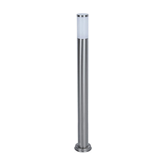 Radiant Slate Plain Bollard Outdoor 1100mm Stainless Steel 1xE27 - image 01