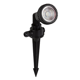 Radiant Spotlight Spike Outdoor Black LED 1x7w 5000K in Electrical & Lighting,Lighting,Exterior Lighting