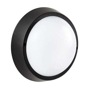 Radiant Bulkhead Round Black LED 10w 4000K - image 01