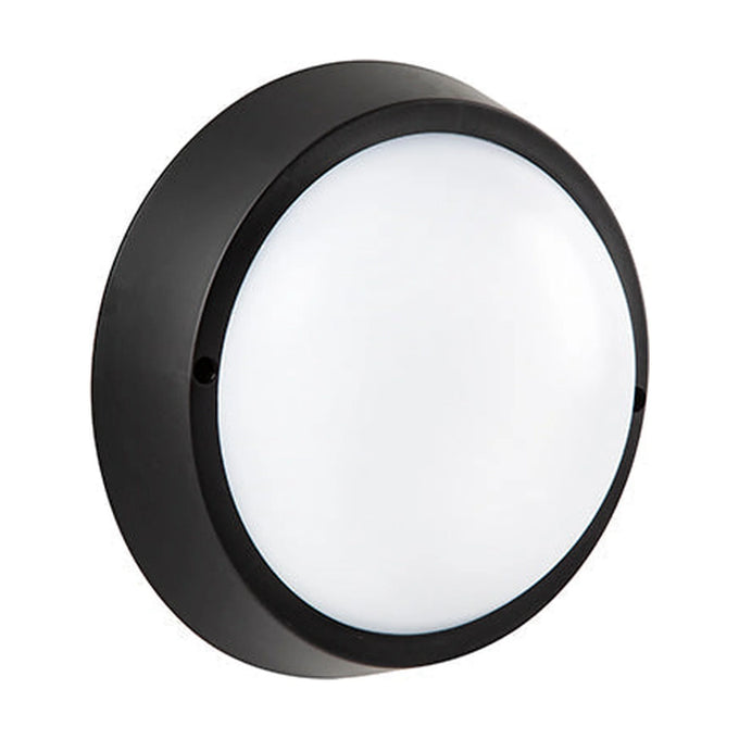 Radiant Bulkhead Round Black LED 10w 4000K - image 01