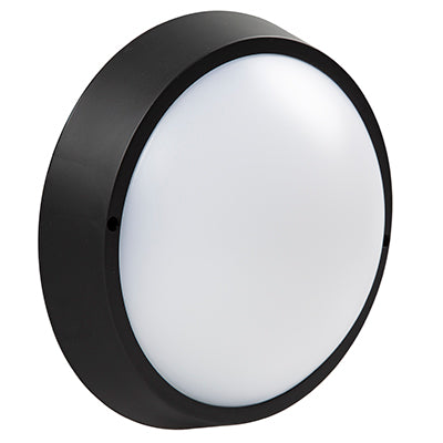 Radiant Bulkhead Round Black LED 1x18w 4000K in Electrical & Lighting_Interior Lighting