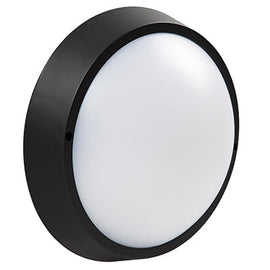 Radiant Bulkhead Round Black LED 1x18w 4000K in Electrical & Lighting_Interior Lighting