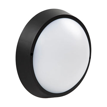 Radiant Bulkhead Round Black LED 1x18w 4000K - image 01