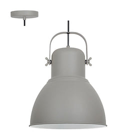 Radiant Pendant Steel 320mm Grey E27 1x40w in Electrical & Lighting,Lighting,Interior Lighting