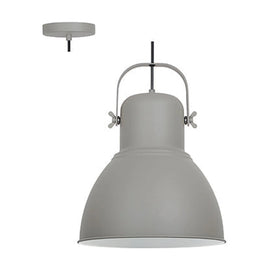 Radiant Pendant Steel 320mm Grey E27 1x40w - image 01