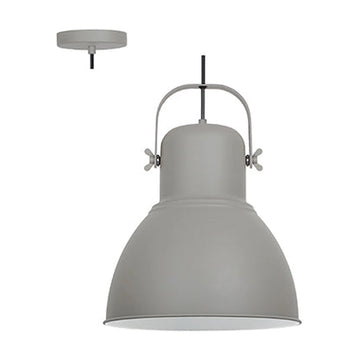 Radiant Pendant Steel 320mm Grey E27 1x40w - image 01