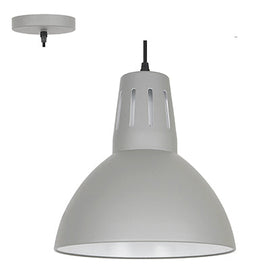 Radiant Pendant Steel 280mm Grey E27 1x40w in Electrical & Lighting,Lighting,Interior Lighting