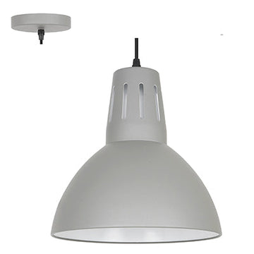 Radiant Pendant Steel 280mm Grey E27 1x40w in Electrical & Lighting,Lighting,Interior Lighting